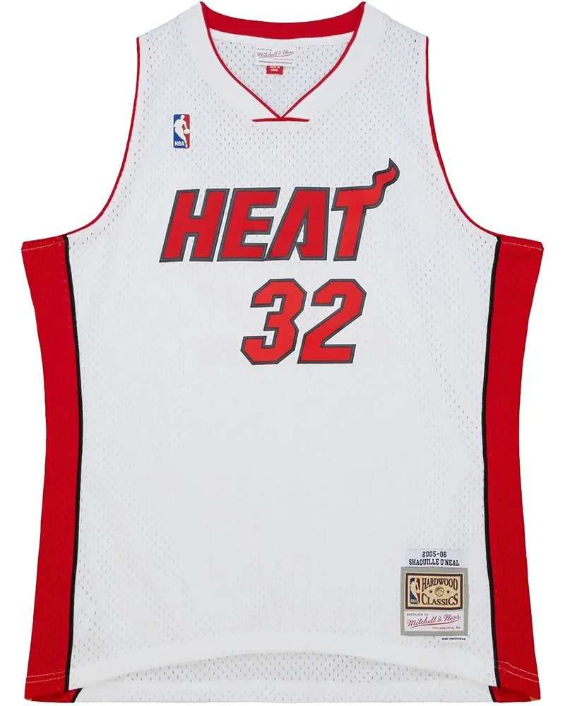 Mitchell & Ness NBA "Heat 2005 Shaquille O'Neal" Trikot - Weiß Weiß