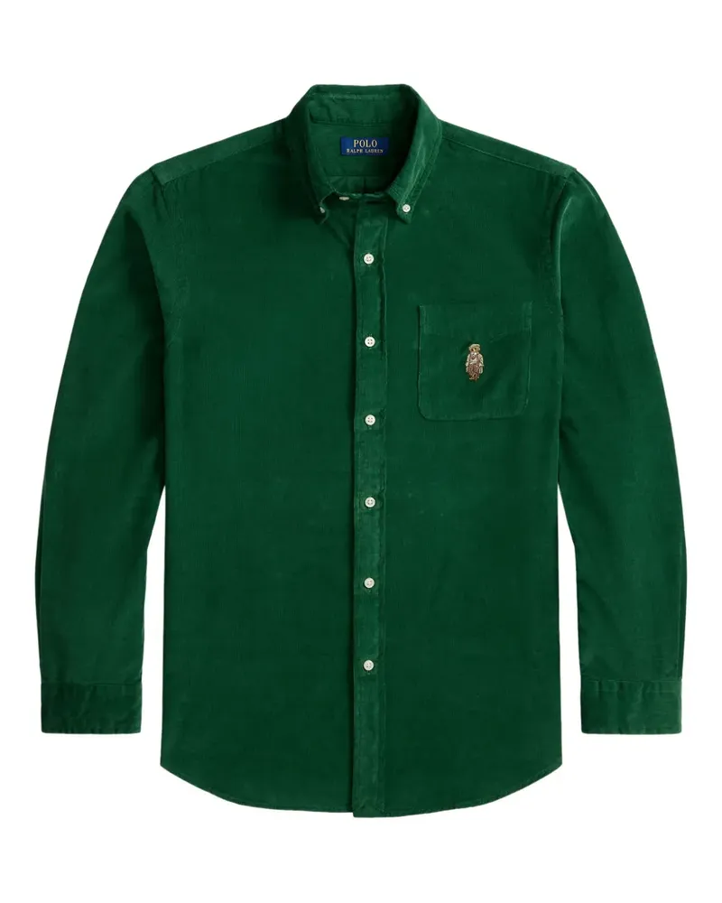 Ralph Lauren Polo Bear Cordhemd - Grün Grün
