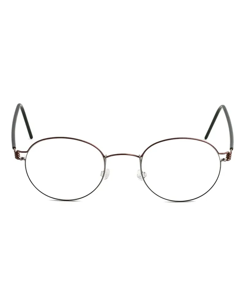 Lindberg Morten round-frame glasses - Braun Braun