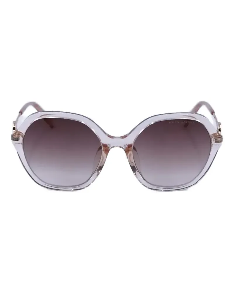 Marc Jacobs logo-plaque sunglasses - Braun Braun