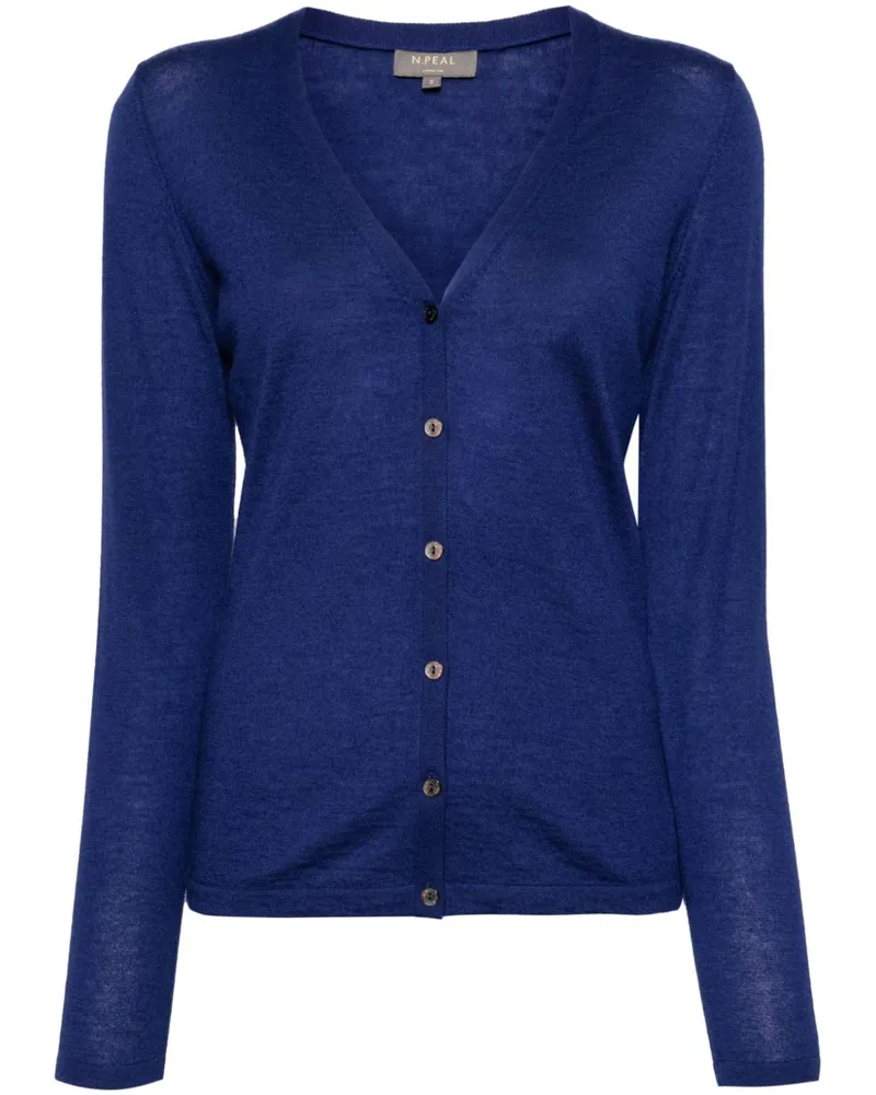N.Peal Mia Cardigan aus Kaschmir - Blau Blau