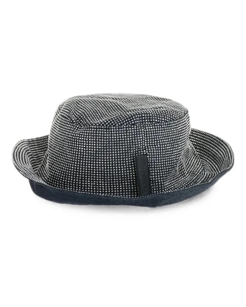 J.W.Anderson Hut mit Strass - Blau Blau