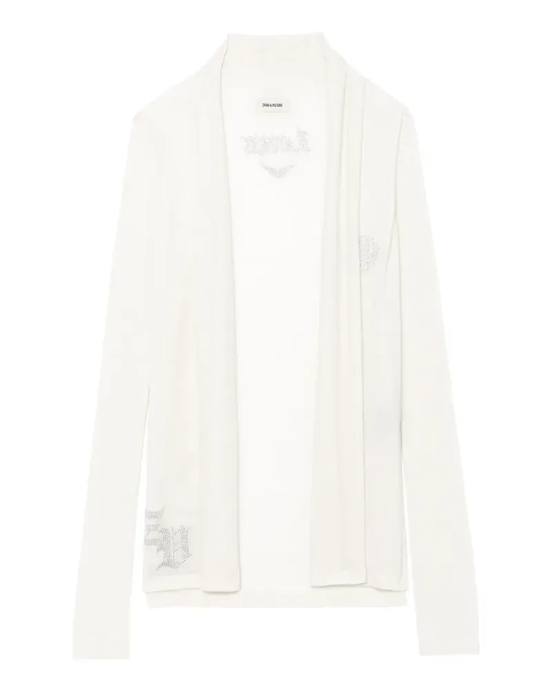 Zadig & Voltaire strass-embellished Robyn cardigan - Weiß Weiß