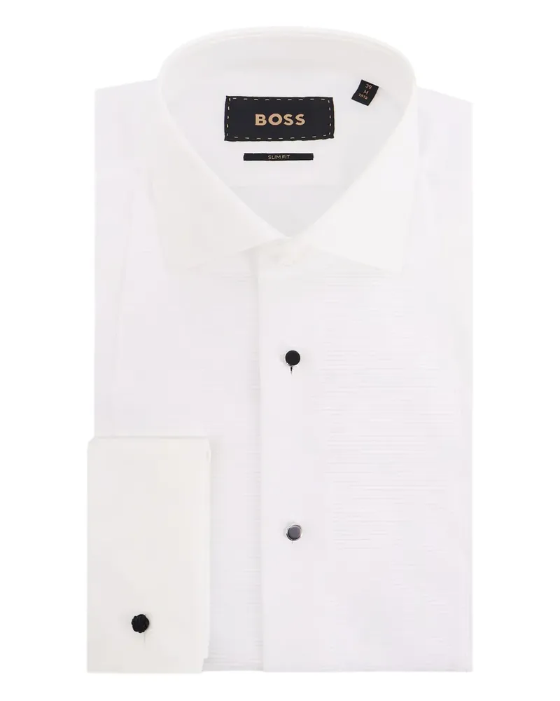 HUGO BOSS Klassisches Hemd - Weiß Weiß