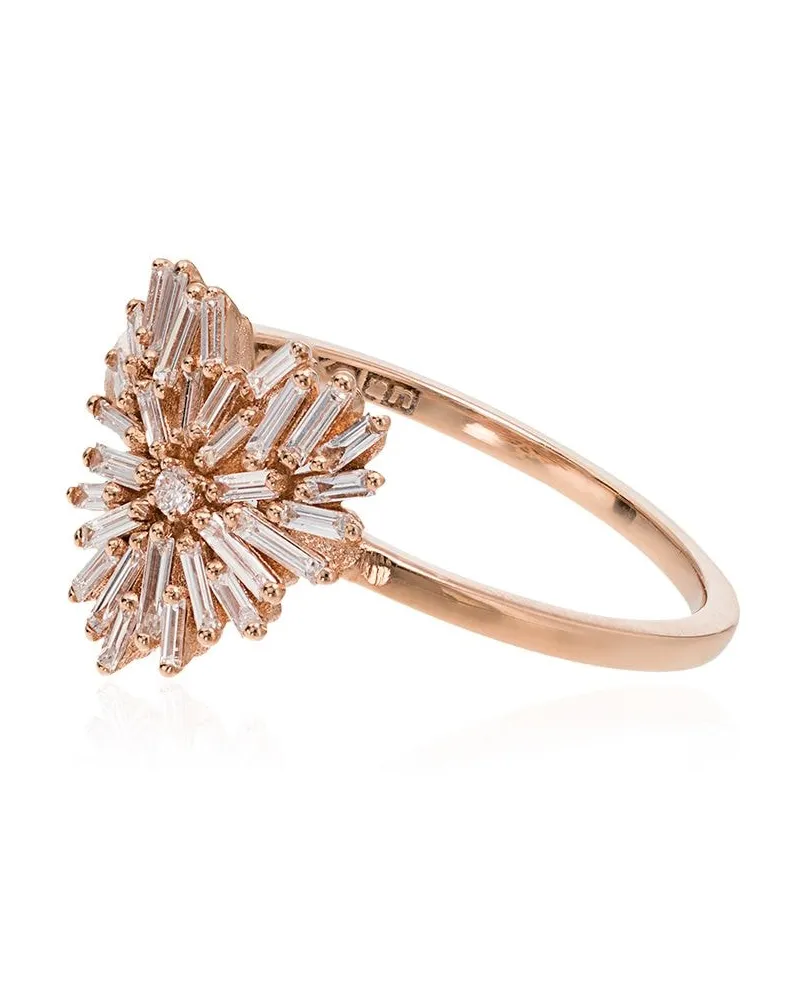 Suzanne Kalan Fireworks' Rotgoldring mit Diamanten - Rosa Rosa