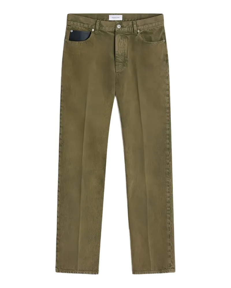 Ferragamo Five-Pocket-Jeans - Grün Grün