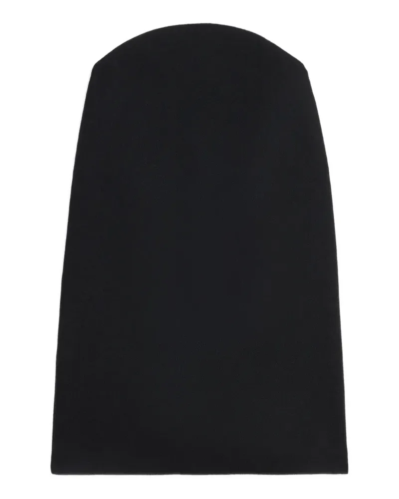Jil Sander Wollrock aus Sablé - Schwarz Schwarz