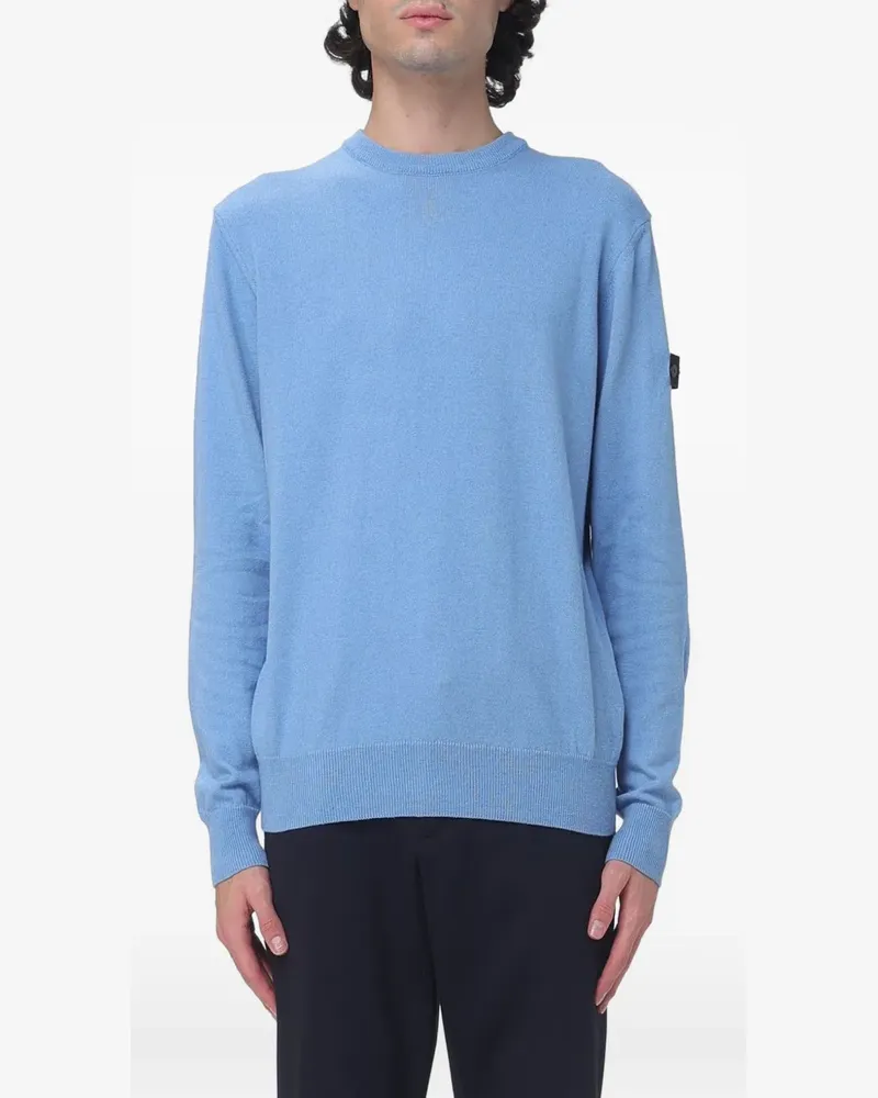 Peuterey Pullover mit Ellenbogen-Patch - Blau Blau