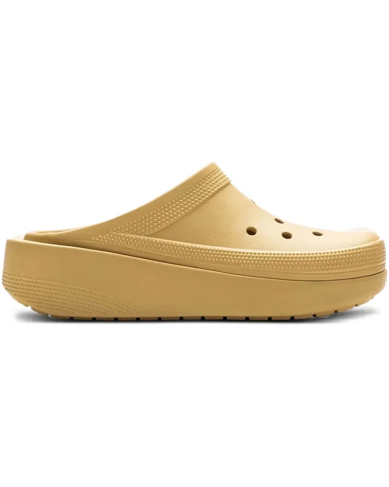 Crocs Classic Blunt Toe "Desert Grass" Clogs - Nude Nude