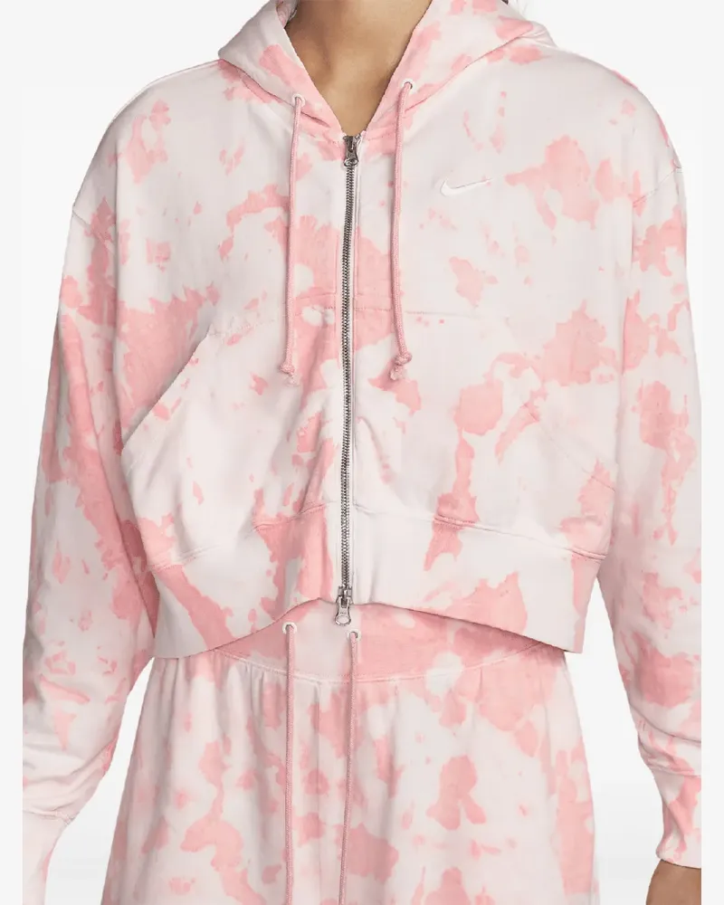 Nike Cloud-Dye Purple Pulse/White Hoodie - Rosa Rosa