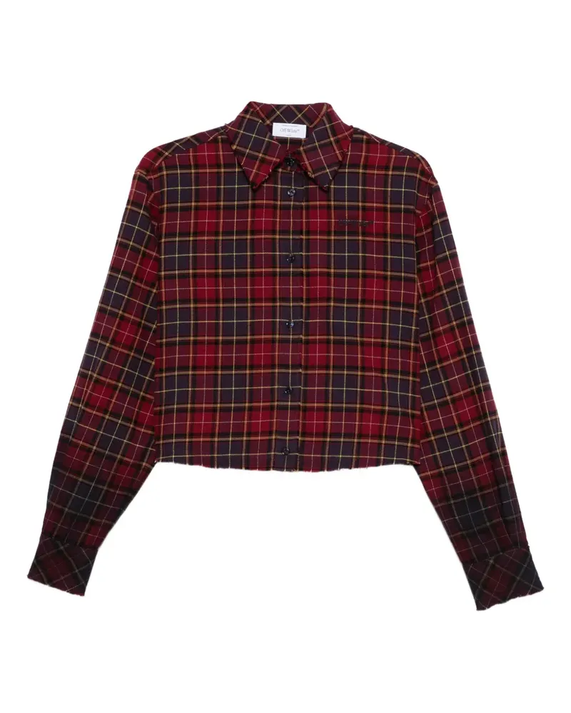 OFF-WHITE Kariertes Hemd - Rot Rot