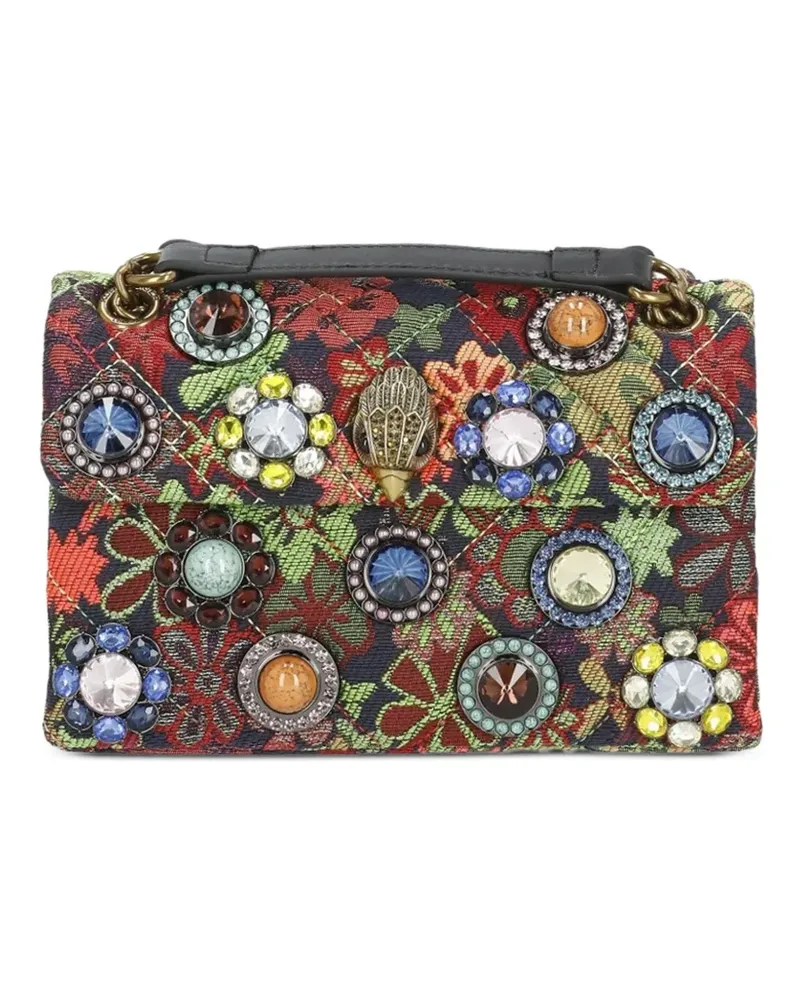 Kurt Geiger Kensington Schultertasche mit Kristallen - Blau Blau