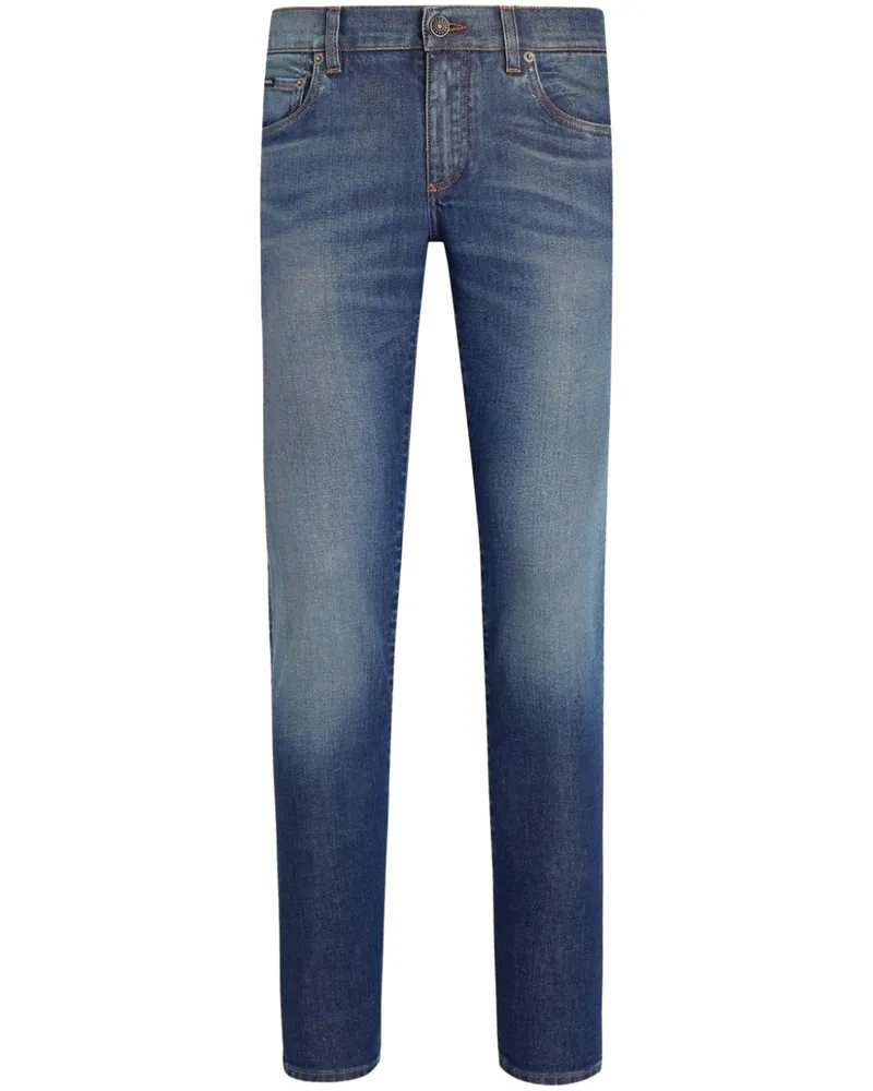 Dolce & Gabbana Jeans mit Logo - Schwarz Schwarz