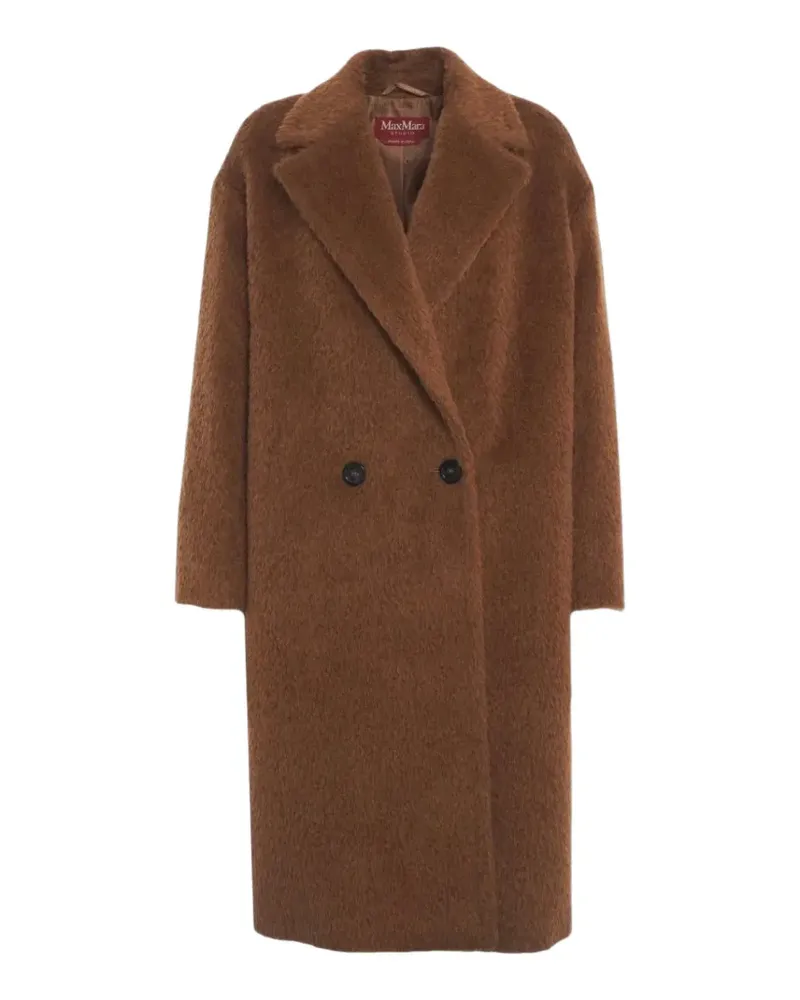 Max Mara Cabanjacke mit fallendem Revers - Braun Braun