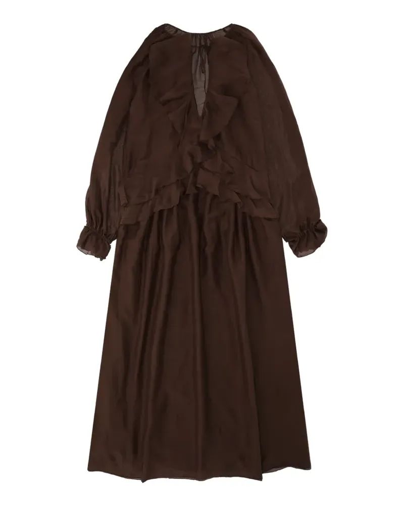 Fortela ruffled midi dress - Braun Braun