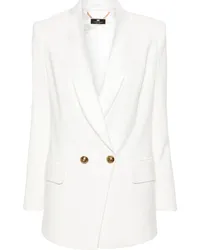 Elisabetta Franchi Doppelreihiger Blazer Nude