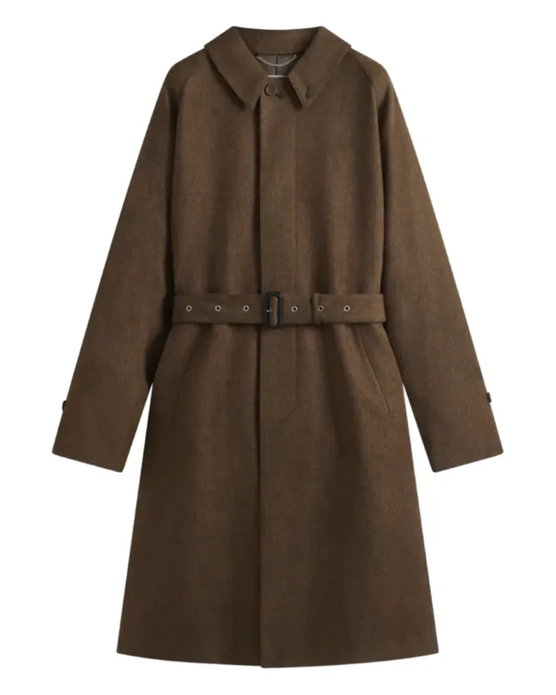 MACKINTOSH Roxburgh Mantel aus Wolle - Braun Braun