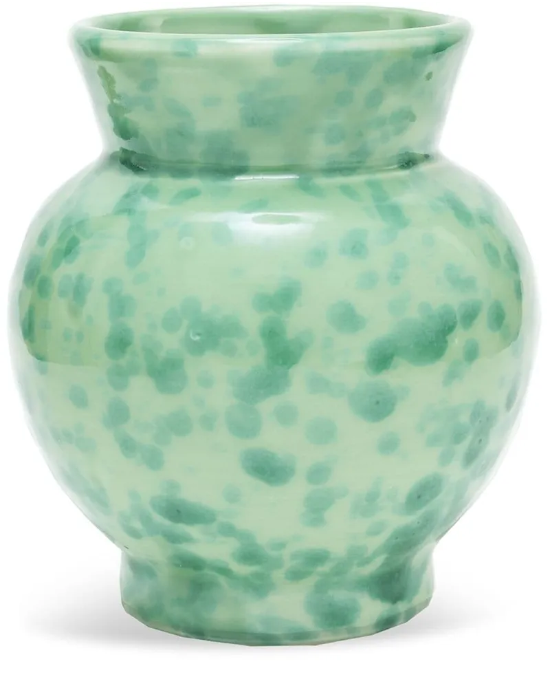 CABANA Melierte Vase (18cm Grün