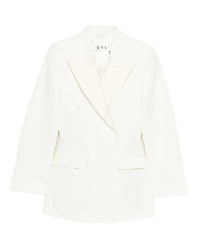 Róhe Hourglass Smoking-Blazer - Weiß Weiß