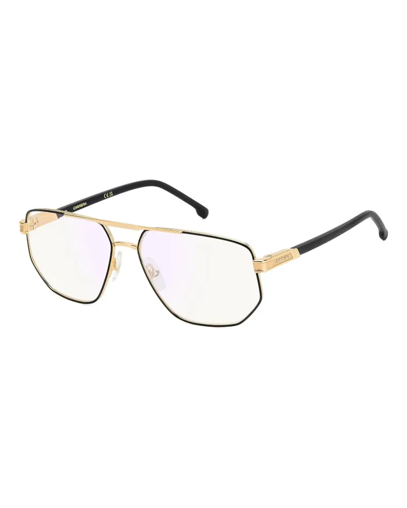 Carrera 1141 geometric-frame glasses - Gold Gold