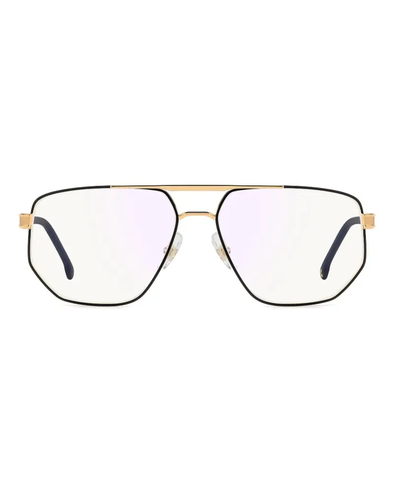 Carrera 1141 geometric-frame glasses - Gold Gold