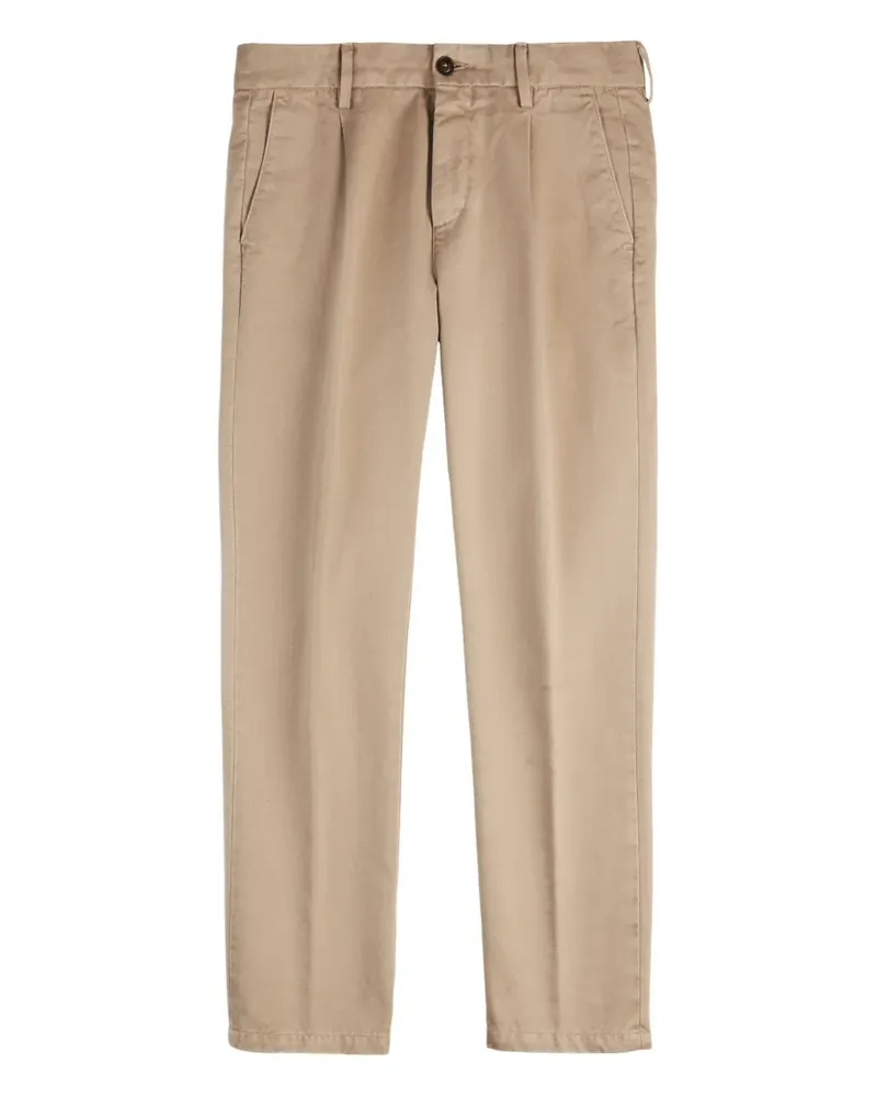 Fay pleated chino trousers - Nude Nude