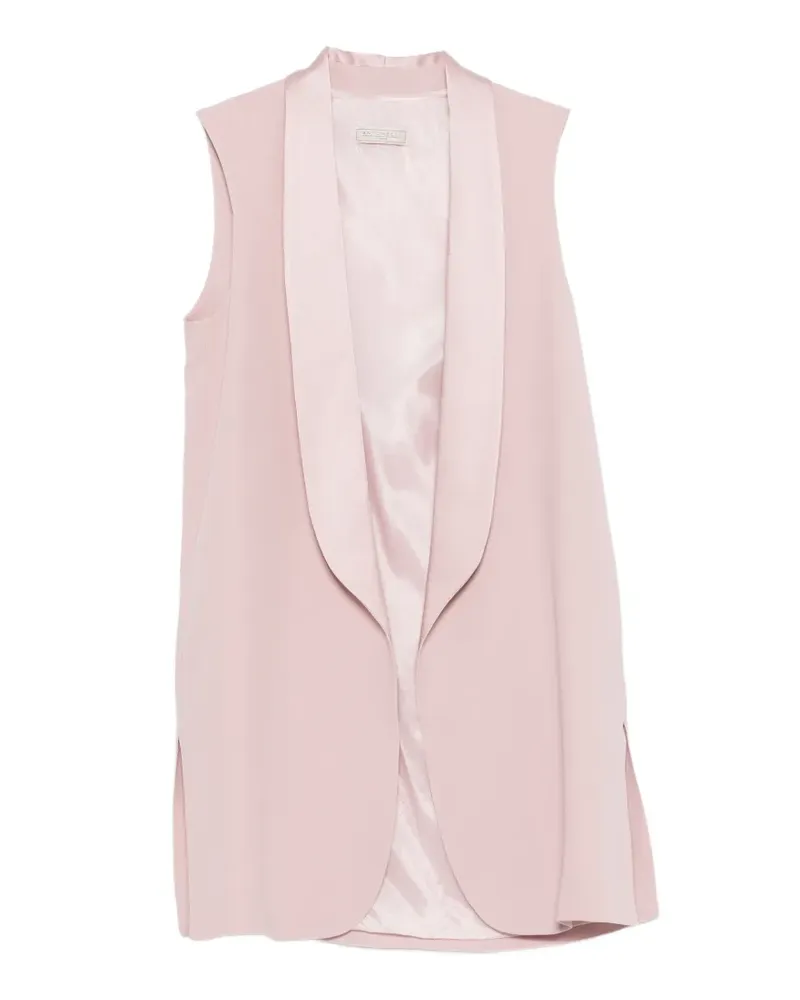 Antonelli Firenze shawl-collar gilet - Rosa Rosa