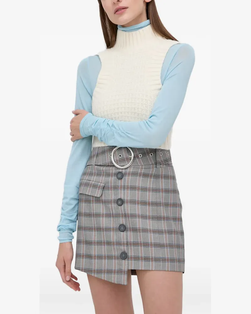 For Love and Lemons turtleneck vest - Nude Nude