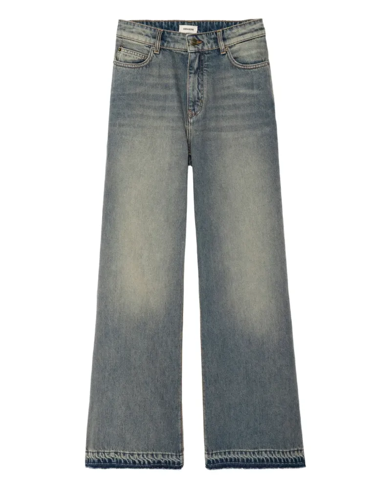 Zadig & Voltaire Jeans mit Logo-Patch - Blau Blau