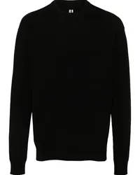 Rick Owens Pullover mit tiefen Schultern Schwarz