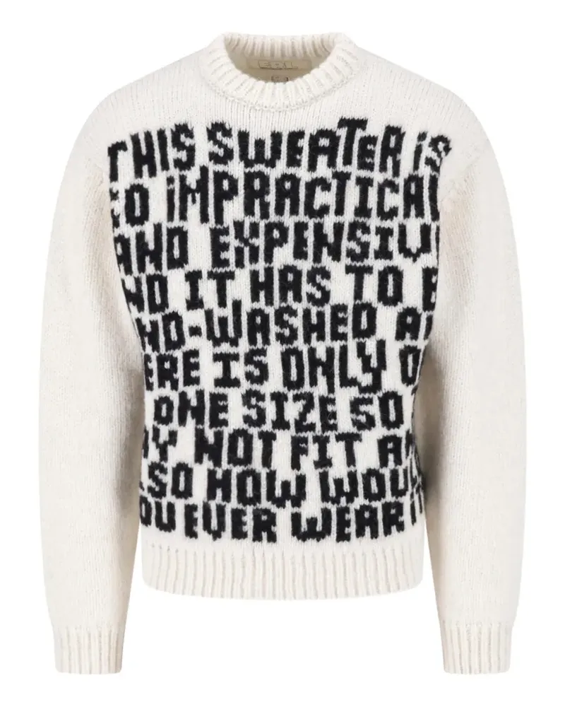 ERL intarsia-knit sweater - Weiß Weiß