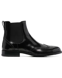 TOD'S Chelsea-Boots mit Budapestermuster Schwarz