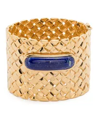 Aurélie Bidermann lapis lazuli cuff bracelet Gold