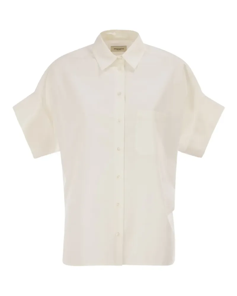 Max Mara graphic-print shirt - Weiß Weiß