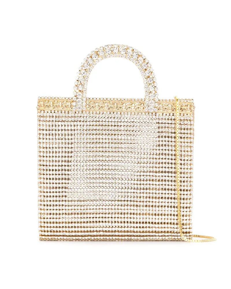 Rosantica Verzierte Schultertasche - Metallic Metallic
