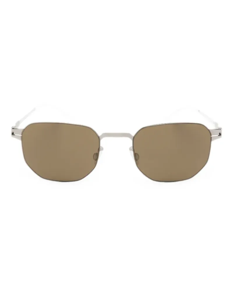 Mykita Bijan geometric-frame sunglasses - Silber Silber