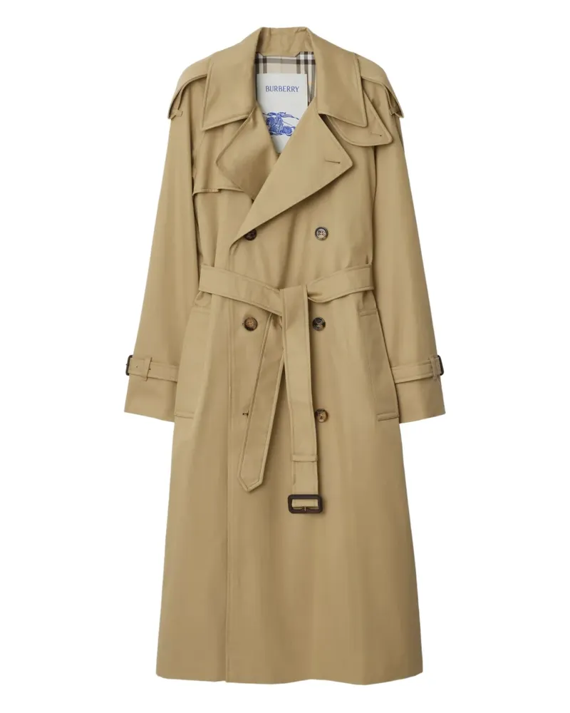 Burberry Gürtel-Trenchcoat mit Raglanärmeln - Braun Braun