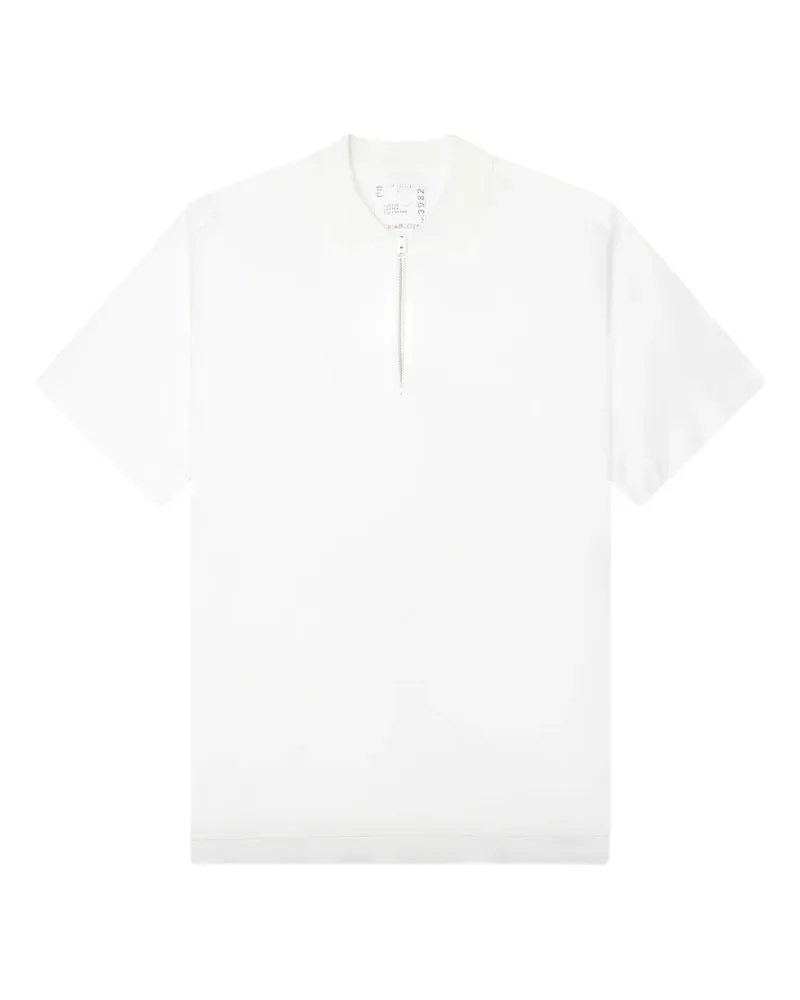 Sacai Klassisches Poloshirt - Weiß Weiß