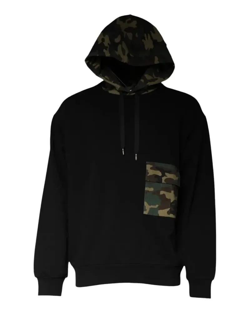 Dolce & Gabbana Hoodie mit Camouflage-Print - Schwarz Schwarz