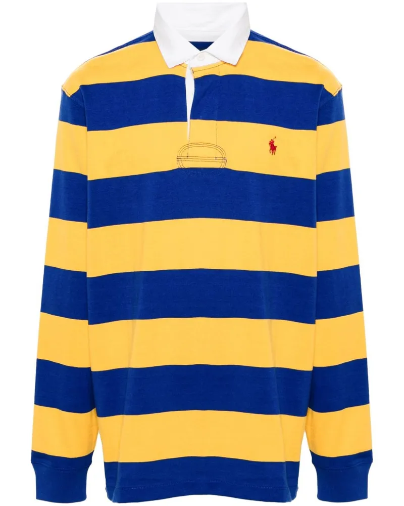 Ralph Lauren Poloshirt mit Polo Pony - Gelb Gelb