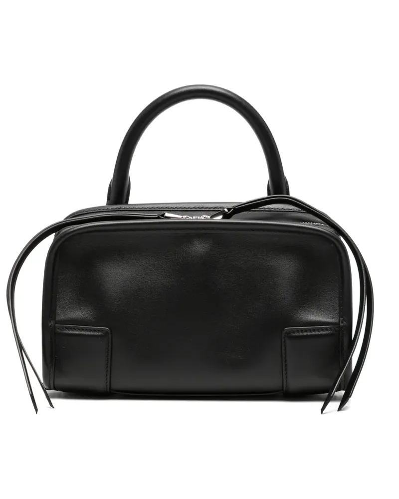 Loewe mini Amazona 180 leather tote bag - Schwarz Schwarz