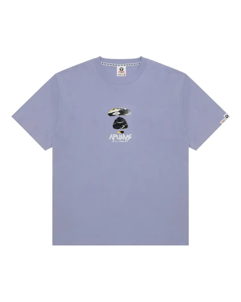 BAPE ape universe graphic T-shirt - Violett Violett