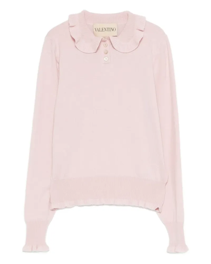 Valentino Garavani Pullover mit Rüschenkragen - Rosa Rosa