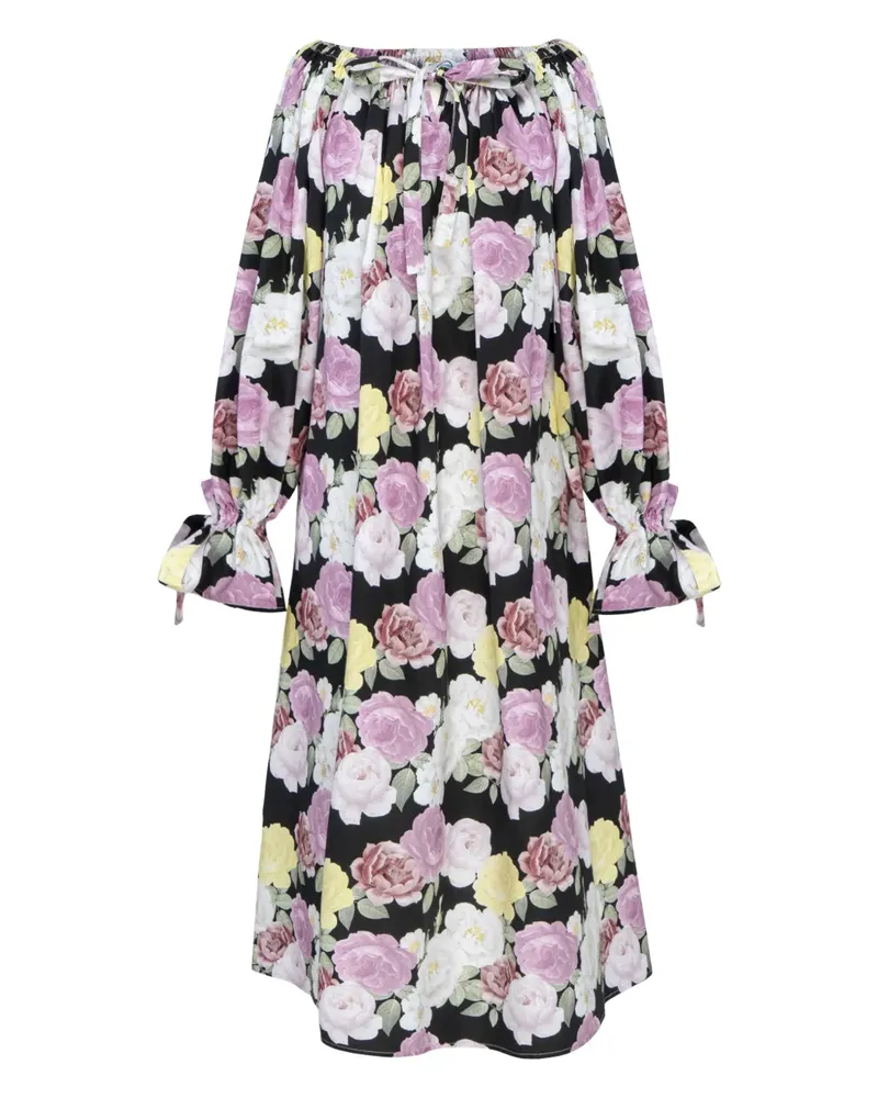 SLEEPER Cha-Cha Kleid - Schwarz Schwarz