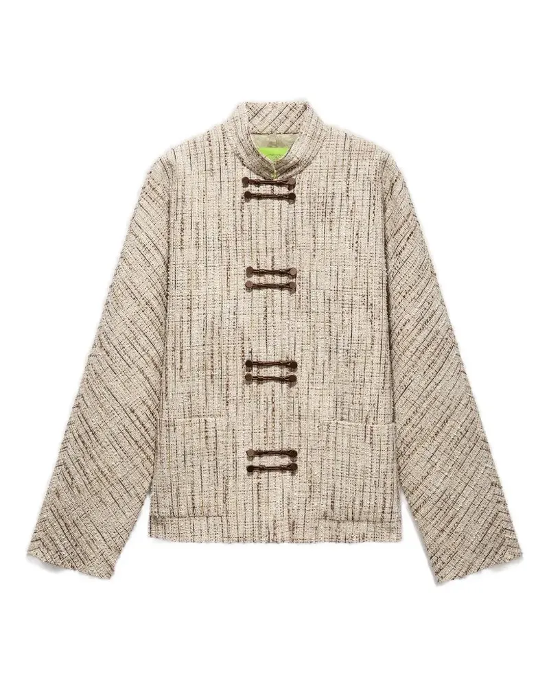 Shanghai Tang front toggle jacket - Nude Nude