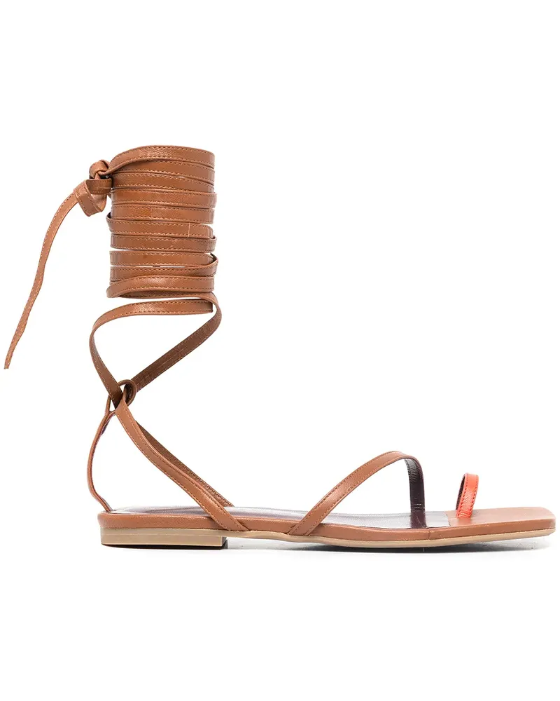 STAUD Nicola Römersandalen - Braun Braun