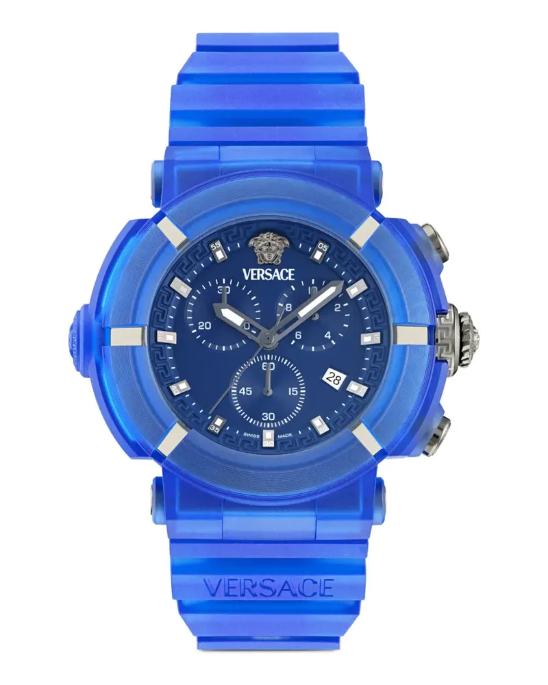 Versace Real Active Chrono 45mm watch - Blau Blau