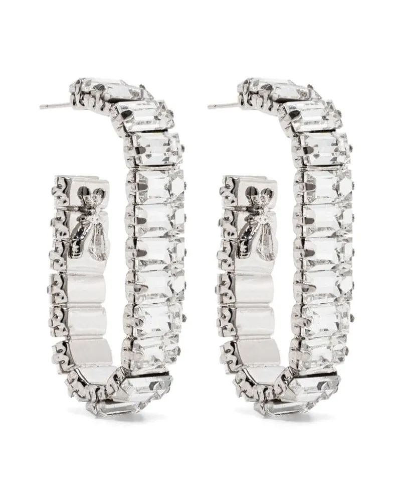 Patrizia Pepe Creolen mit Strass - Silber Silber