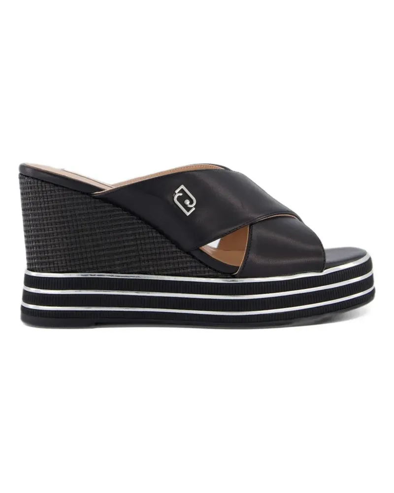 Liu Jo Karen 03 crossover mules - Schwarz Schwarz