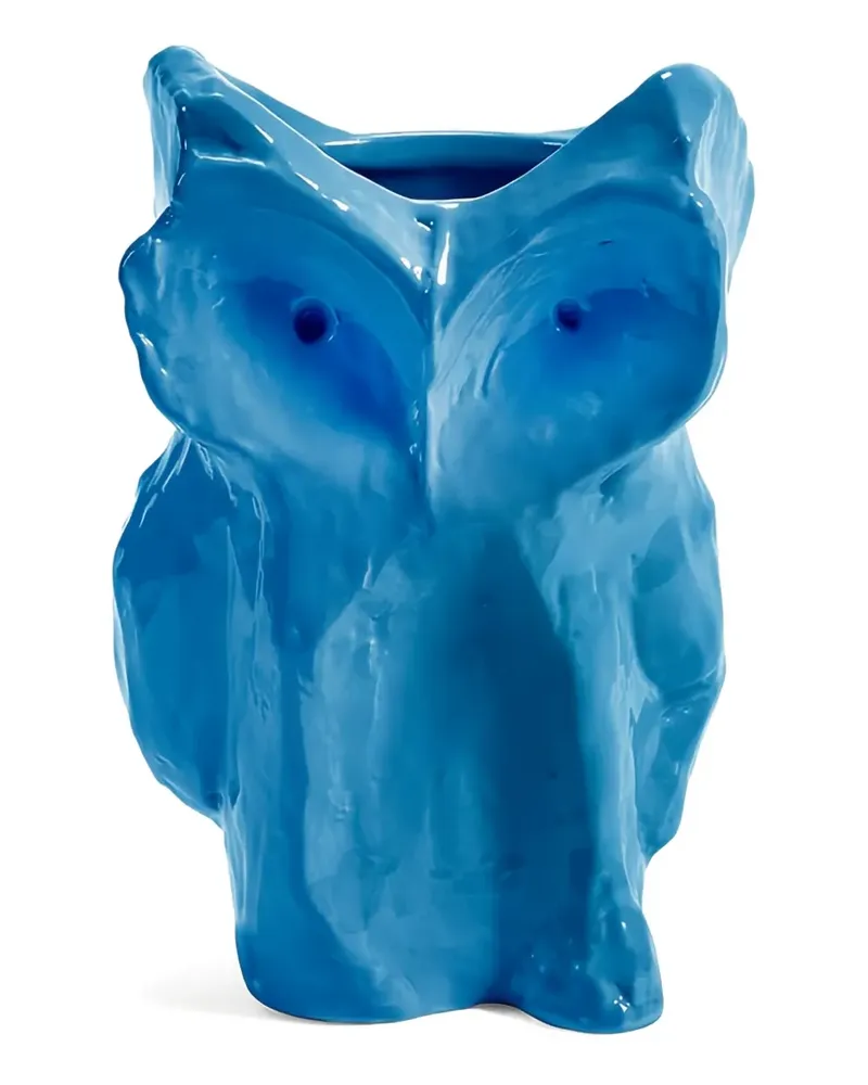 Serax x Marni owl-shaped ceramic vase (19.5cmx19.5cmx30cm) - Blau Blau